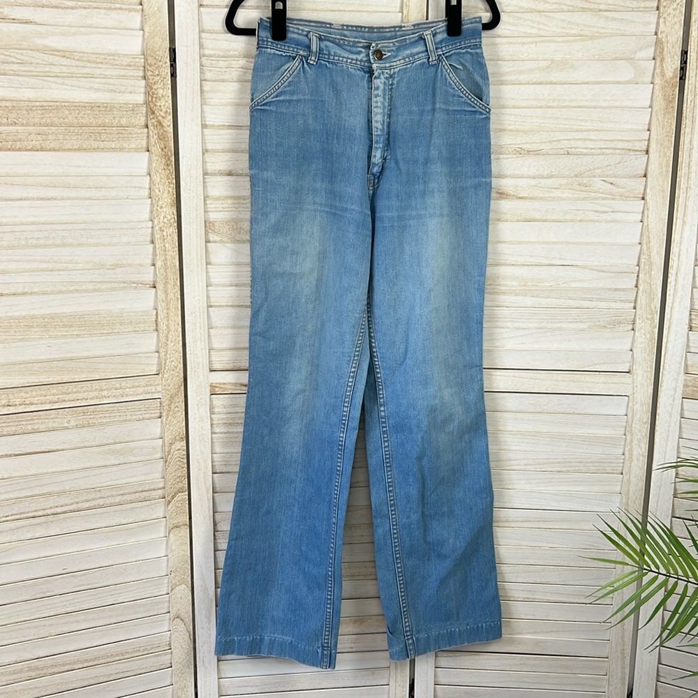 Vintage 80s The Jean Machine High Waisted Denim Jeans 15/16 Small 27